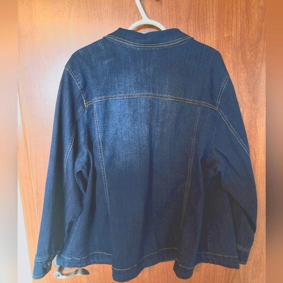 Catherines Denim Jacket - 2X - Picture 2 of 4